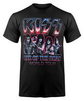 Koszulka Kiss - End Of The Road Tour 2023, Burning Chrome, Koncertowa-Xl Bravado