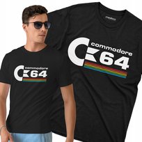 KOSZULKA komputerowa z nadrukiem Commodore C64 PREZENT dla niego Meeboo