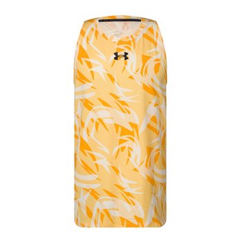 Koszulka koszykarska męska Under Armour Baseline Printed Tank 782 pomarańczowa 1370239-782-LG S - Under Armour