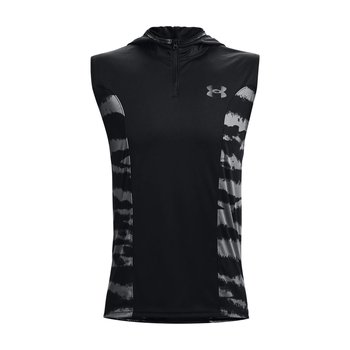 Koszulka koszykarska z kapturem męska Under Armour Baseline Tank Hoodie 002 czarna 1370240-002-LG XL - Under Armour