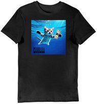 Koszulka kot nirvana basen czarna XL KozakNadruki