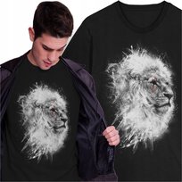 Koszulka Lew Król Dżungli Jungle Lion Zwierzęta Wojownik Dusza Warrior