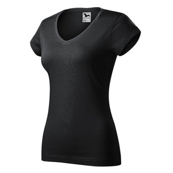 Koszulka Malfini Fit V-neck W (kolor Szary/Srebrny, rozmiar XS) - MALFINI