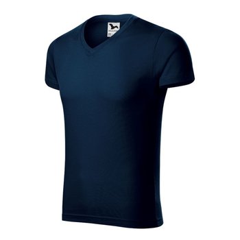 Koszulka Malfini Slim Fit V-neck M MLI-146 (kolor Granatowy, rozmiar S) - MALFINI