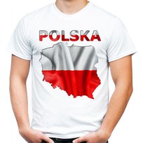 Koszulka mapa Polska męska M JHK