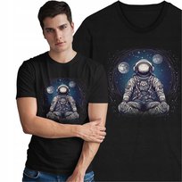 Koszulka Medytujący Astronauta Kosmonauta Księżyc NASA Space X SpaceX Inna marka