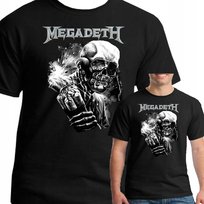 KOSZULKA MEGADETH CZASZKA METAL M 3265 CZARNA JHK