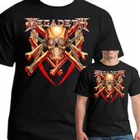 KOSZULKA MEGADETH HEAVY METAL L 3263 CZARNA JHK