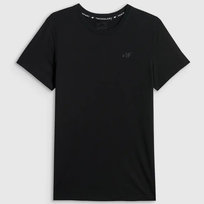 Koszulka Męska 4F T-shirt Basic Regular Czarny 4FWMM00TTSHM3340 Czarny 5XL 4F