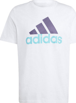 Koszulka męska adidas Essentials Single Jersey Big Logo Tee biała IJ8579-S - Adidas