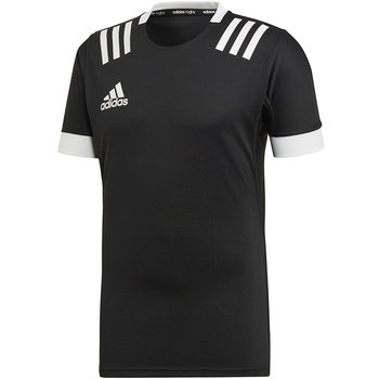 Koszulka męska adidas TW 3S Jersey F czarno-biała DY8502 - Adidas