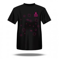 Koszulka męska ATARI z asteroidami, Czarna, M BLAZE