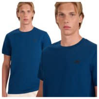 Koszulka męska bawełniana 4F 4FWMM00TTSHM2256-46S Zielony Roz. 3XL 4F
