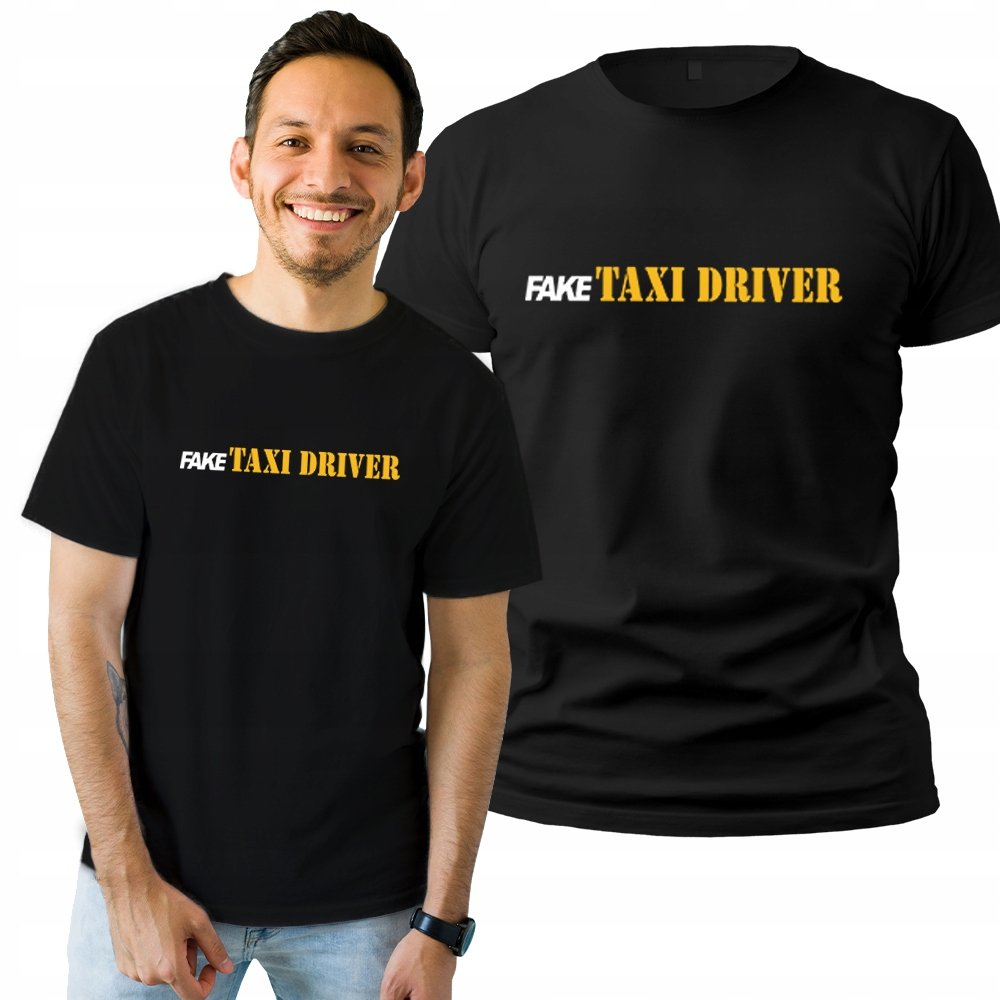 Koszulka Męska Bawełniana T-shirt Prezent Urodzinowy Nadruk Fake Taxi M -  Plexido | Moda Sklep EMPIK.COM