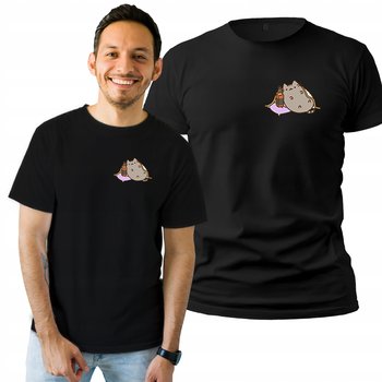 Koszulka Męska Bawełniana T-shirt Prezent Urodzinowy Nadruk Pusheen M - Plexido