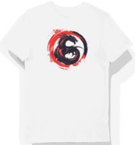 Koszulka męska biała z motywem rodu Targaryen M KozakNadruki
