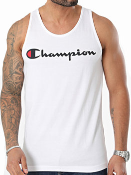 KOSZULKA męska CHAMPION bez rękawów 219833-WW001 biała tank top XXL - Champion