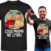 Koszulka męska Czego Myśmy Nie Zj*Bali Sąsiad Szwagier Praca Budowa L VoloDonum