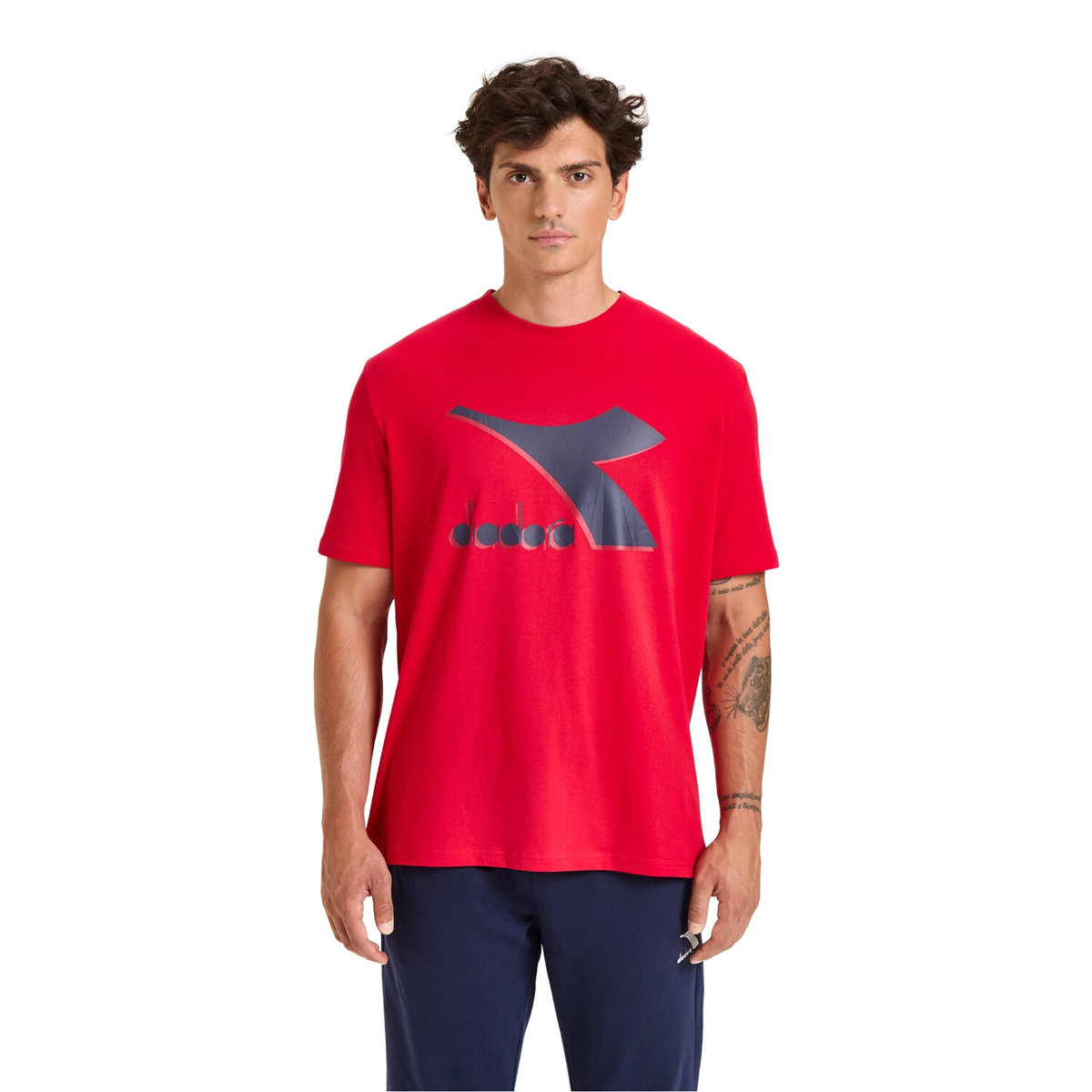 Sweater Hombre Diadora - Camiseta T-Shirt SS Shield Para Hombre