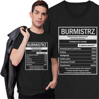 Koszulka Męska Dla Burmistrza Śmieszny Prezent Etykieta GDA T-shirt GILDAN