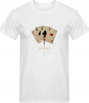 Koszulka męska dla strategów Pokerowe cztery Asy Wild Instincts T-shirt