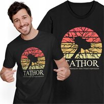 Koszulka Męska Dzień Taty Ojca T-shirt Tata Tathor Thor Marvel Superbohater Freshtop