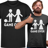 Koszulka męska Game Over Wieczór Kawalerski Pan Młody S VoloDonum