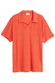 Koszulka męska Gant Linen Ss Polo polówka lniana-XL - Gant