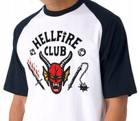 KOSZULKA MĘSKA HELLFIRE CLUB STRANGER THINGS XL Y4 Inna marka