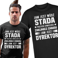 Koszulka męska Jam Jest Dyrektor XL VoloDonum