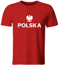 Koszulka męska Kibica Reprezentacji Polski, Czerwona, rozmiar XXL - GiTees