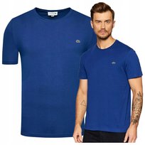 koszulka meska lacoste t-shirt meski niebieski małe logo krokodyl koszulka meska lacoste t-shirt meski niebieski małe logo krokodyl r.XXL