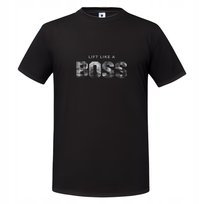 Koszulka męska LIFT LIKE A BOSS działaj jak prawdziwy lider T-shirt męski