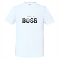 Koszulka męska LIFT LIKE A BOSS działaj jak prawdziwy lider T-shirt męski