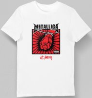 Koszulka męska Metalica St. Anger biała L KozakNadruki
