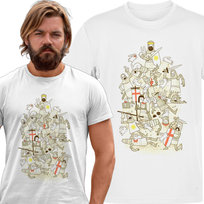 Koszulka męska Monty Python Latający Cyrk Święty Graal XL VoloDonum
