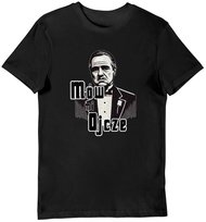 Koszulka męska mów mi ojcze, ojciec chrzestny czarna XL