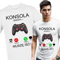 Koszulka męska Muszę Iść Konsola Dzwoni Dla Gracza S VoloDonum