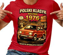 KOSZULKA MĘSKA NA 50 URODZINY ŚMIESZNA MALUCH 126P PRL ROK PREZENT XL Inna marka