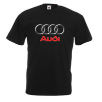 Koszulka męska nadruk AUDI logo quattro L FRUIT OF THE LOOM