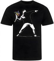 Koszulka Męska Nadruk Banksy Modna Prezent Premium 3XL COOLTEE