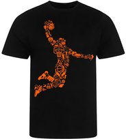 KOSZULKA MĘSKA NADRUK DLA KOSZYKARZA NBA KOSZYKÓWKA PREZENT PREMIUM S