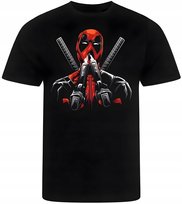KOSZULKA MĘSKA NADRUK FILMOWA DEADPOOL PREZENT PREMIUM L Inna marka