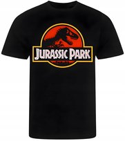 KOSZULKA MĘSKA NADRUK FILMOWA JURASSIC PARK PREZENT PREMIUM XL