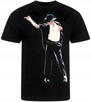 KOSZULKA MĘSKA NADRUK MICHAEL JACKSON PREZENT PREMIUM S
