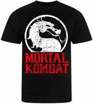 KOSZULKA MĘSKA NADRUK MORTAL KOMBAT PREZENT PREMIUM S GILDAN