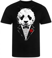 Koszulka Męska Nadruk Panda Prezent Premium Xl