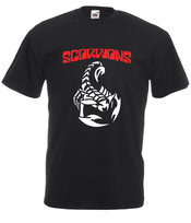 Koszulka męska nadruk SCORPIONS L FRUIT OF THE LOOM