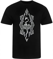 Koszulka Męska Nadruk Skyrim Dla Gracza Prezent Premium Xl