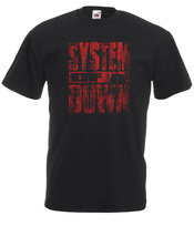 Koszulka męska nadruk SYSTEM OF A DOWN M FRUIT OF THE LOOM